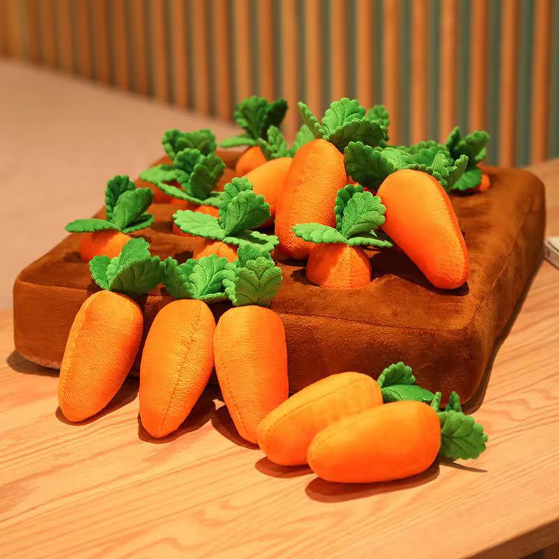 Live Carrot Plush Toy